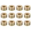 PATIKIL M4 Brass Spacers 12 Pcs Metal Spacers Brass 4mm Inner X 8mm OD