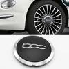1 Stück 133mm Auto Radnabenkappe Emblem Aufkleber Zubehör Für Fiat Abarth 500 500C 500L 500X Tipo FR Panda Argo Freemont Viaggio
