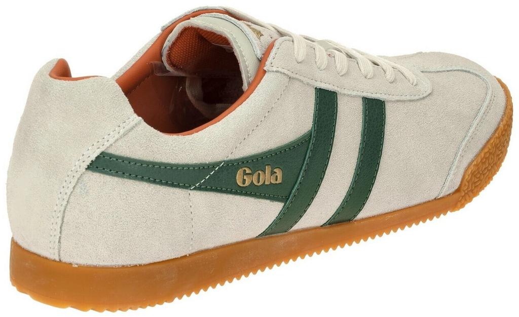 Кроссовки Gola Harrier Suede Sneaker бежевый зеленый оранжевый