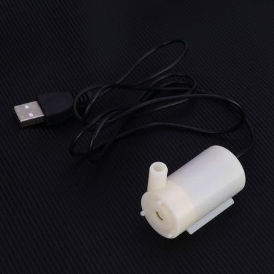 Mini Submersible Pump with 1 Meter USB Cable Horizontal Design for Aquarium Fountain Hydroponic Systems Fish Safe No Copper
