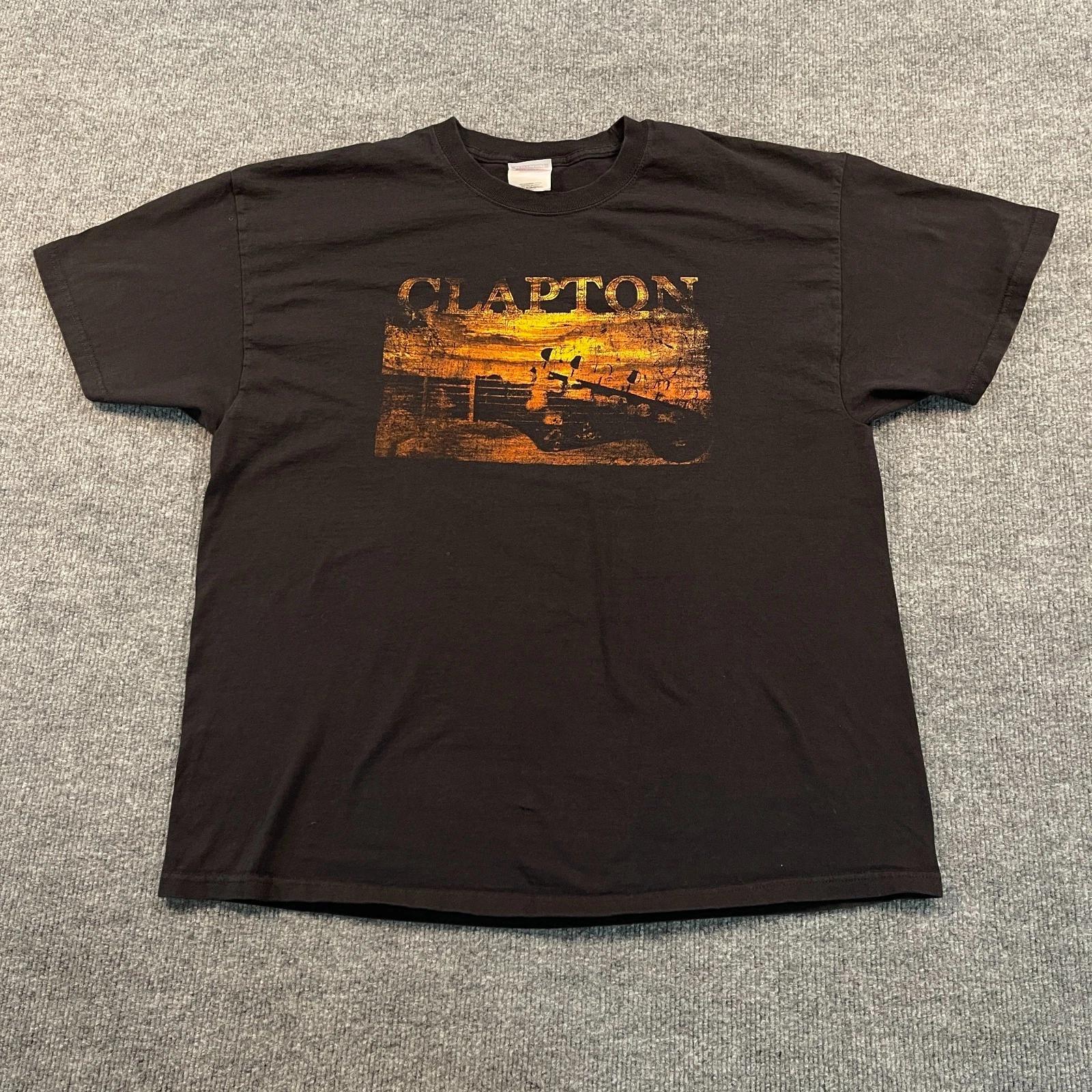 Vintage 90s Eric Clapton Slowhand Album Shirt XL 23x27 Black 4XL