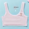 Breathable Strapless Girls' Training Bra - Summer Mesh Vest Style for Middle School Students