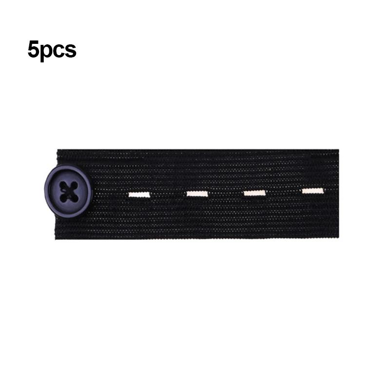 1/3/5pcs-Elastic waistband extender - adjustable waist extension buckle, no need for sewing, suitable for jeans and pants