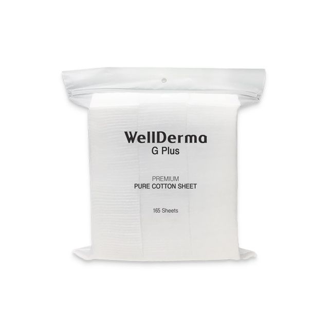 WellDerma - G Plus Premium Маска-патч из чистого хлопка 2020 Version - 165 pads