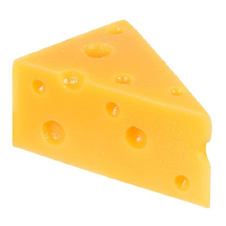Decorative Cheese Artifact Sturdy Plastic Component For Display And Education