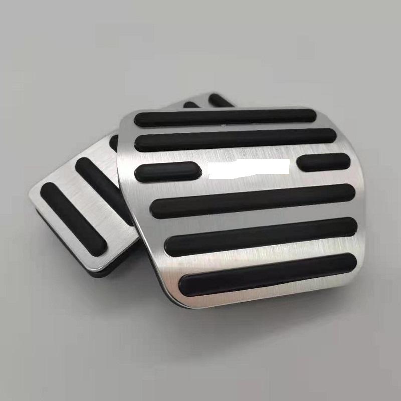 Aluminum Car AT Foot Pedal Accelerator Fuel Brake Pedal Cover Pad For Nissan Maxima A36 2016 2017 2018 Accessories