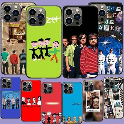 Band W-Weezer Phone Case For Iphone 17 Air 15 Pro 14 Plus 16 Pro Max 17E 16E 12 13 Mini 11 Cover Cute Fundas
