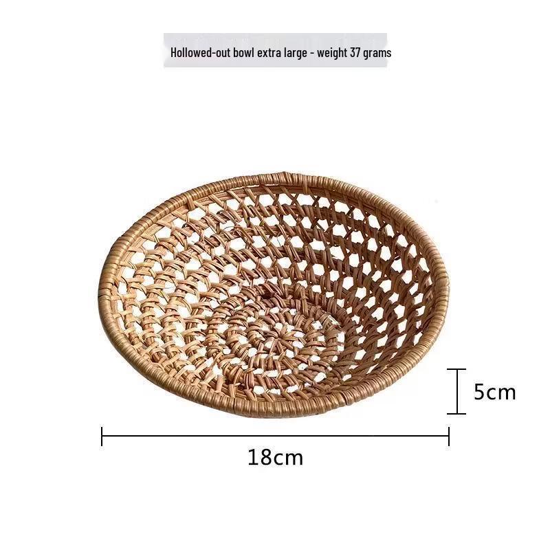 ZISIZ Japanese Style Rattan Serving Bowl
