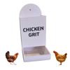 Mangiatoia per Polli con Guscio d'Ostrica e Grit Appesa Mangiatoia a Trogo per Polli Mangiatoie Versatili con Guscio d'Ostrica per Polli Gravità Pollame