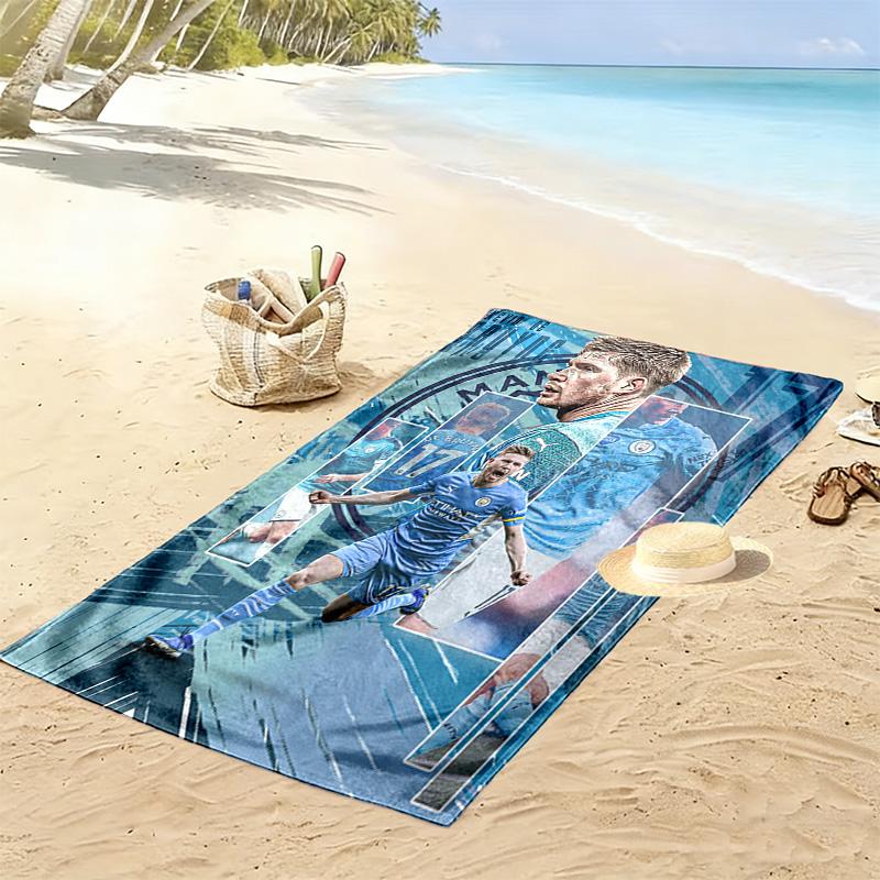 Kevin De Bruyne Manchester City'S Star Player Beach Towel Outdoor Camping Portable For Travel Seaside Quickdrying Swim Towel Swim Beach Towel