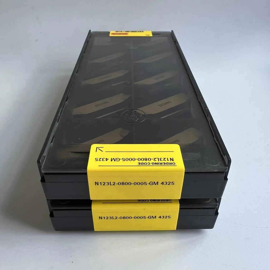 Original Sandvik / N123L2-0800-0005-GM 4325  / CNC lathe carbide blade 10 PCS