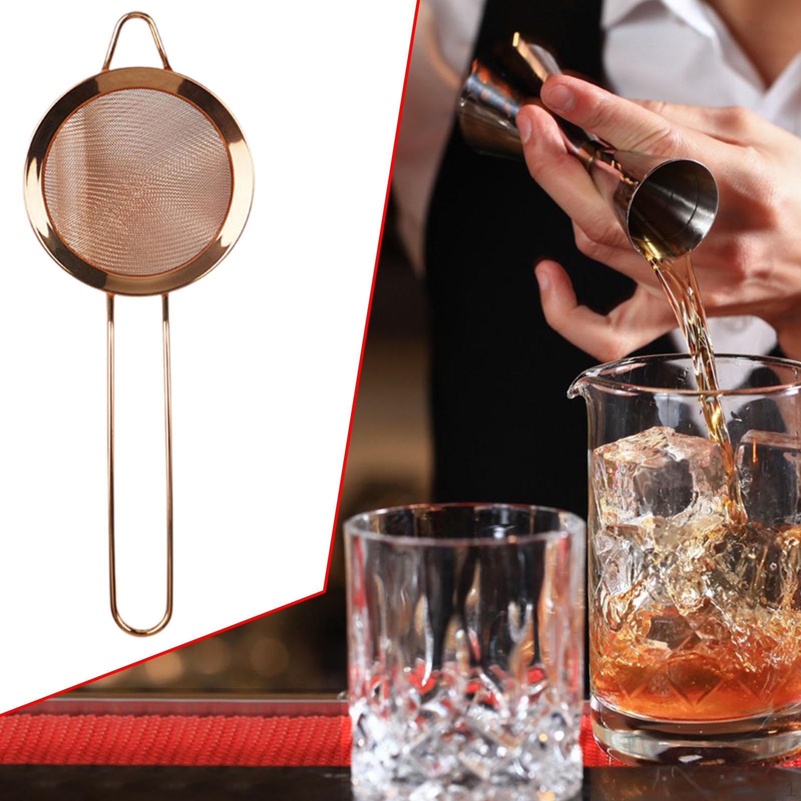 

Ситечко для коктейля, коническая сетка, сита из нержавеющей стали, сита для сока rose gold