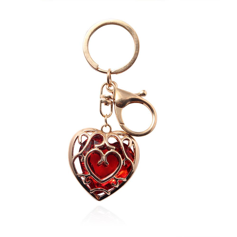 Of The Legend Zelda Hollow Out Heart Shaped Crystal Necklace For Cosplay Anime