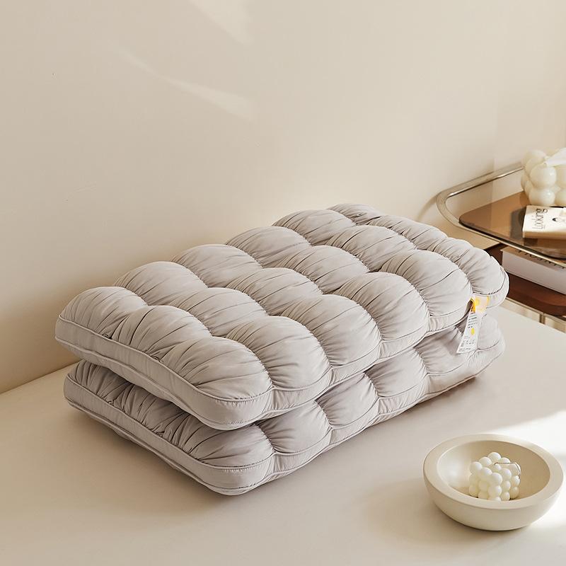 Embracing Pineapple Cloud Bread Pillow Soft Feather Velvet Headrest Healing and Relieving Sleep Aid Bedhead Decoration Pillow High Rebound Pillow Core