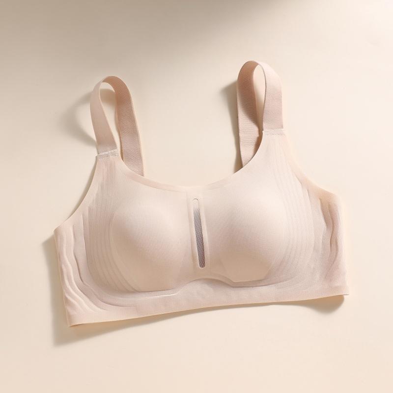Nahtlose Dessous Damen Hasenohren Raff-BH Lifting und Formen Sekundäre Brüste Weiche Unterstützung Anti-Hänge-BH Dünner Stil Push-Up-BH