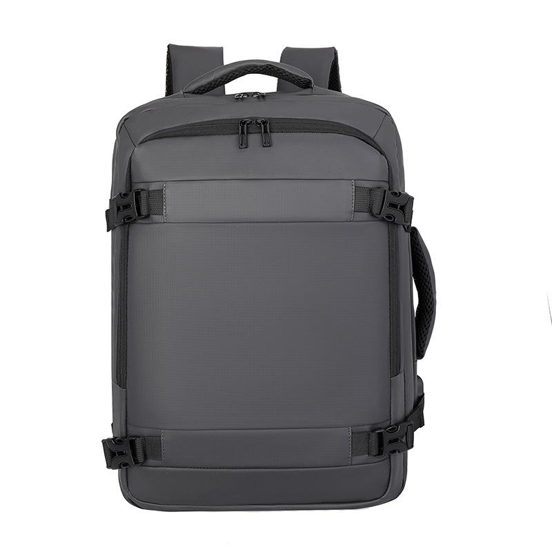 

Korean Style Men s Large Capacity Backpack for Commuting and School сірий колір