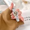 Simple And High-Value Steel Belt Women'S Watch, Small And Exquisite Oval Waterproof Watch, Student Quartz Watch