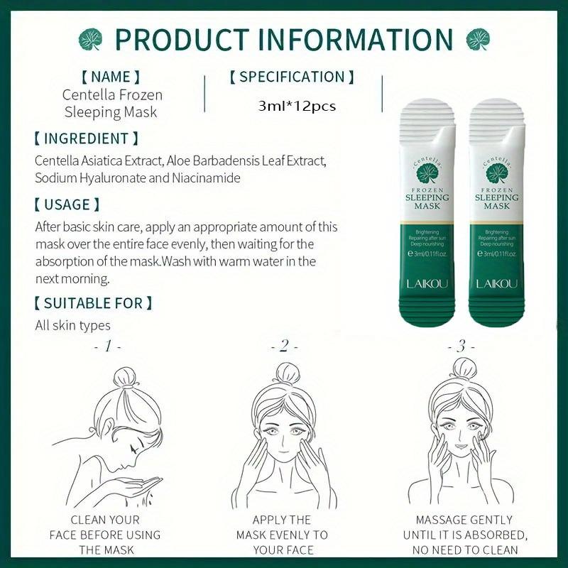 Masca de dormit cu lotus de zapada Crema Produs hidratant pentru ingrijirea pielii