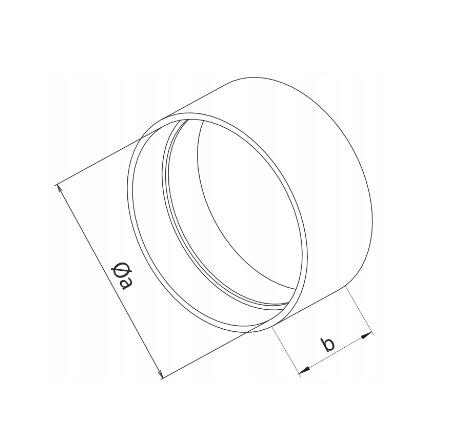 Łącznik Kanału Okrągłego 150Mm - Rx 02-488