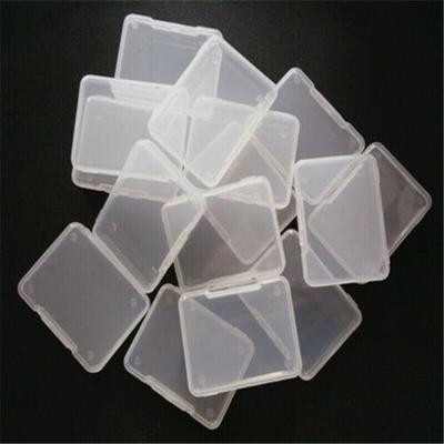 20 Pcs Clear Storage Box Rectangle Container Plastic Earplugs Bead Jewelry Case