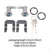 Door Lock Cylinders with 2 Keys,Exterior Parts Accessories,Car Parts,Durability Complete Set,Plug