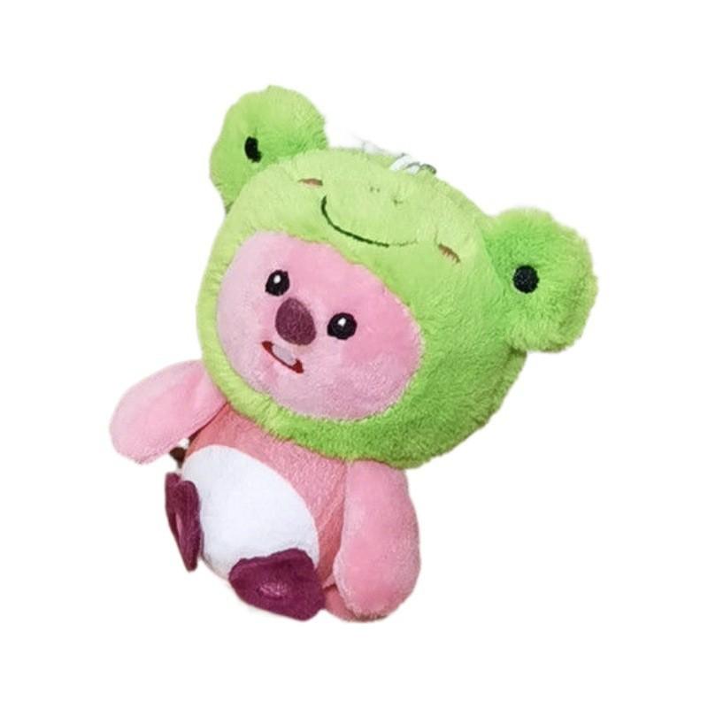 Süßer Biber Plüsch Schlüsselanhänger Kurzer Plüsch Ultra Weich Tier Tasche Dekoration