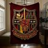 Manchester Crest Artwork Blanket Sofa Blanket Blanket Digital Printing Sheet Office Rest Blanket