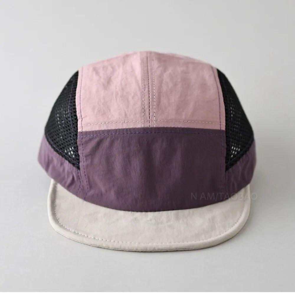 Quick Drying Mesh Baseball Cap UV Protection Color Splicing Hat Casual Sun Visor Cap  Sports Cap