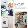 Portable Large Capacity Foldable Mesh Laundry Basket Hamper for Dirty Clothes Linen Towels Home Dorm Hotel Travel Space Saving