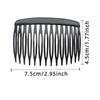 4Pcs French 14 Teeth Hair Comb Hair Accessories Straight Teeth Hair Clip Hair Side Comb Bridal Wedding Veil Comb Retro Effect