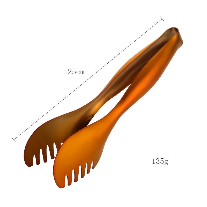 Stainless Steel BBQ & Baking Tongs for Meat, Cake, and Bread