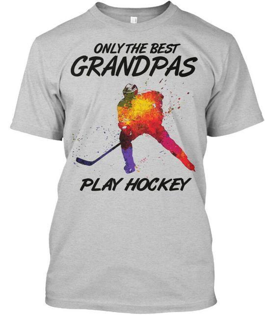 

The Hockey Grandpa Mug T-Shirt Made in the USA Size S to 5XL S
