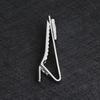 Pince à Cravate en Alliage pour Homme Mariage Cravate Cravate avec Strass Pince à Cravate pour Gentleman