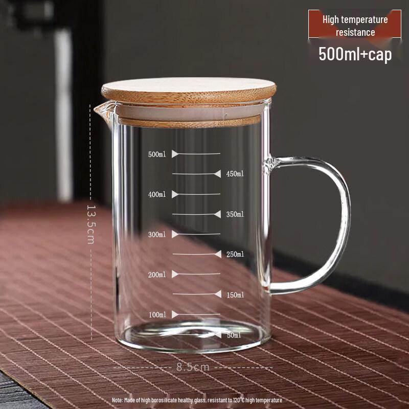 ZISIZ Heat-Resistant Glass Measuring Cup