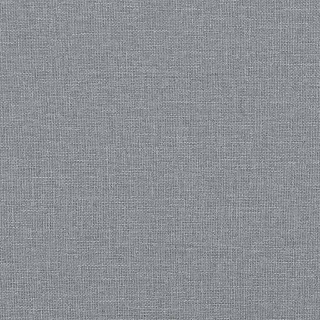 Relaxation Armchair Light Grey Fabric