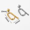 10pcs Stainless Steel Earring Studs Earring Post Base Pins With Ear Backs Earplug Base for Earrings Jewelry Making DIY