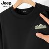 JEEP SPIRIT Men's Loose-Fit Crewneck Sweatshirt
