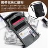 Namoobao Passport Security Passport Black Case, Neck-Mounted, Anti-Skimming Pouch, Cover, Compact, Lightweight, Nylon,