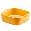 Silicone Air Fryer Tray Round/Square Siliocne Air Fryer Bowl for Air Fryer X3UC