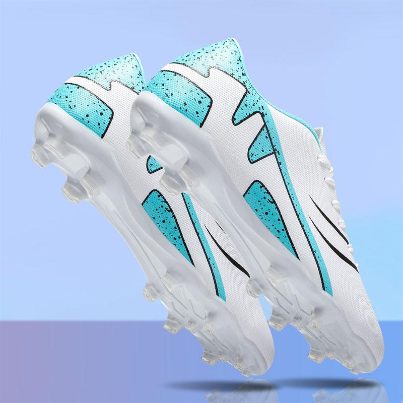 Men's Football Shoes Low Top Soccer shoes Men's Long Nail FG Cleat Outdoor Sports Training Shoes Anti Slip Nail Shoes Size 35-45