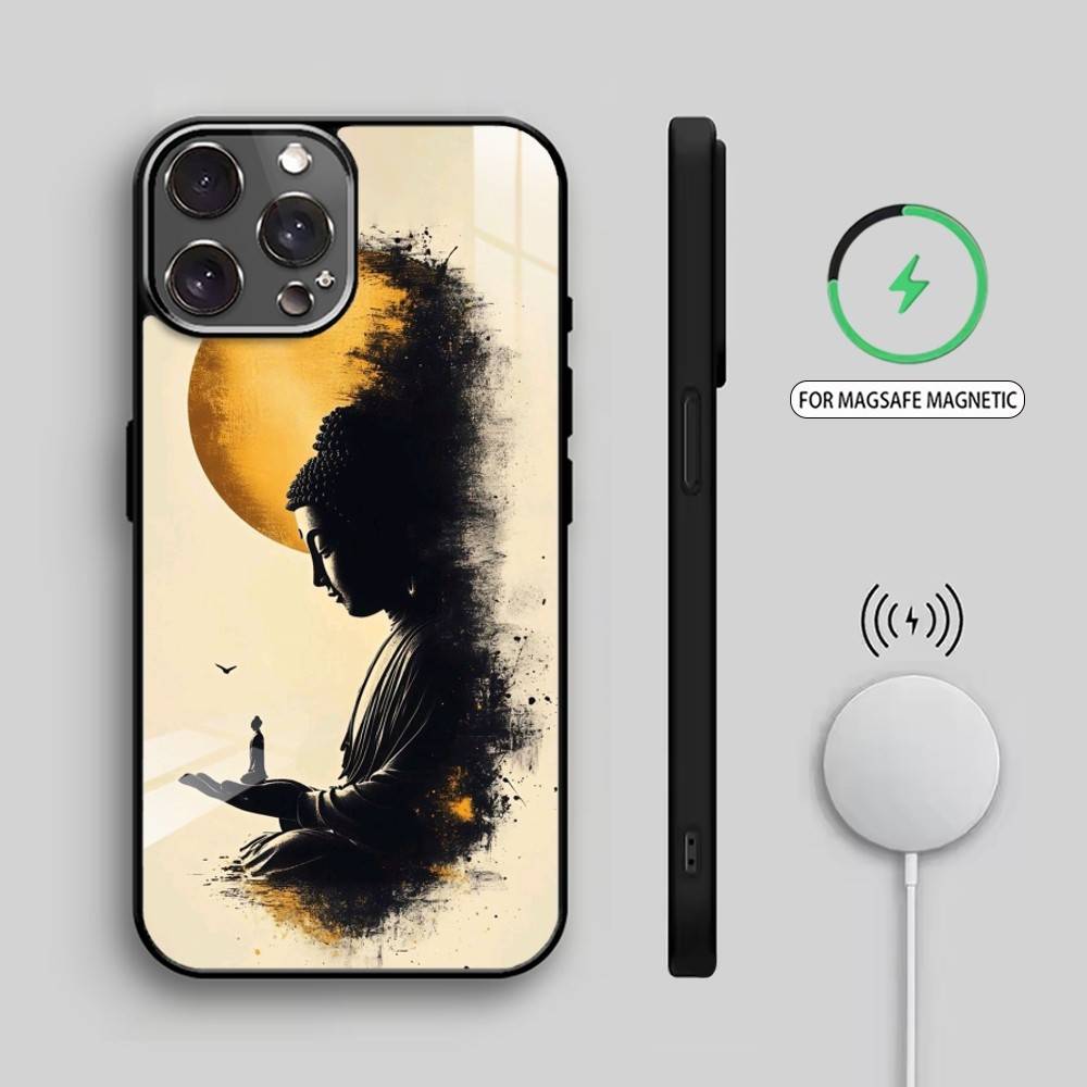 S-Shakyamuni Buddha   Phone Case For iPhone17,16,15,14,13,12,11 Plus,Pro Max Magnetic For Magsafe Wireless Charging