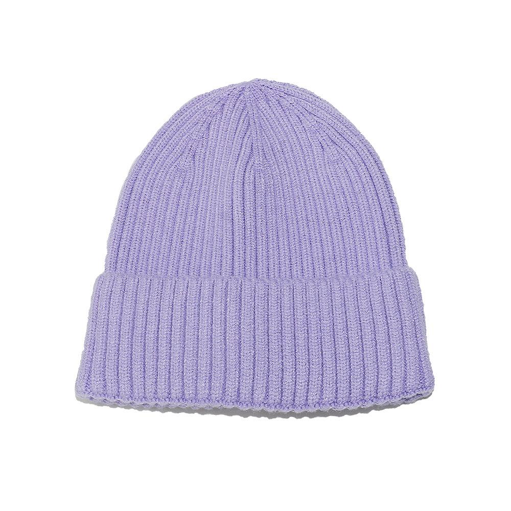 Autumn and Winter Knitted Hat Women's Korean Version of Versatile Solid Color Pointed Wool Hat Women's Outdoor Thickened Warm Cold Hat