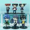Unique 6 Styles Q Version Hypnotic Microphone Anime Figurine Capsule Toy For Display