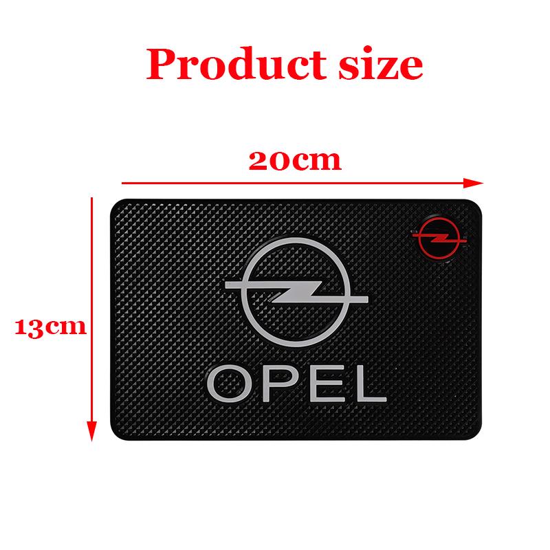 

For Opel Insignia Astra G J F K Vectra C H Corsa C B D Car Dashboard Sticky Accessories Anti-Slip Mat Silicone Anti-Slip Sticker чорний