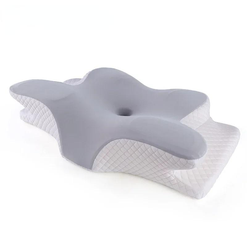 Memory Foam Pillows Butterfly Shaped Relaxing Rebound Comfort Memory Sleep Cervical Orthopedic Neck Pillow Massage Bed Pillow