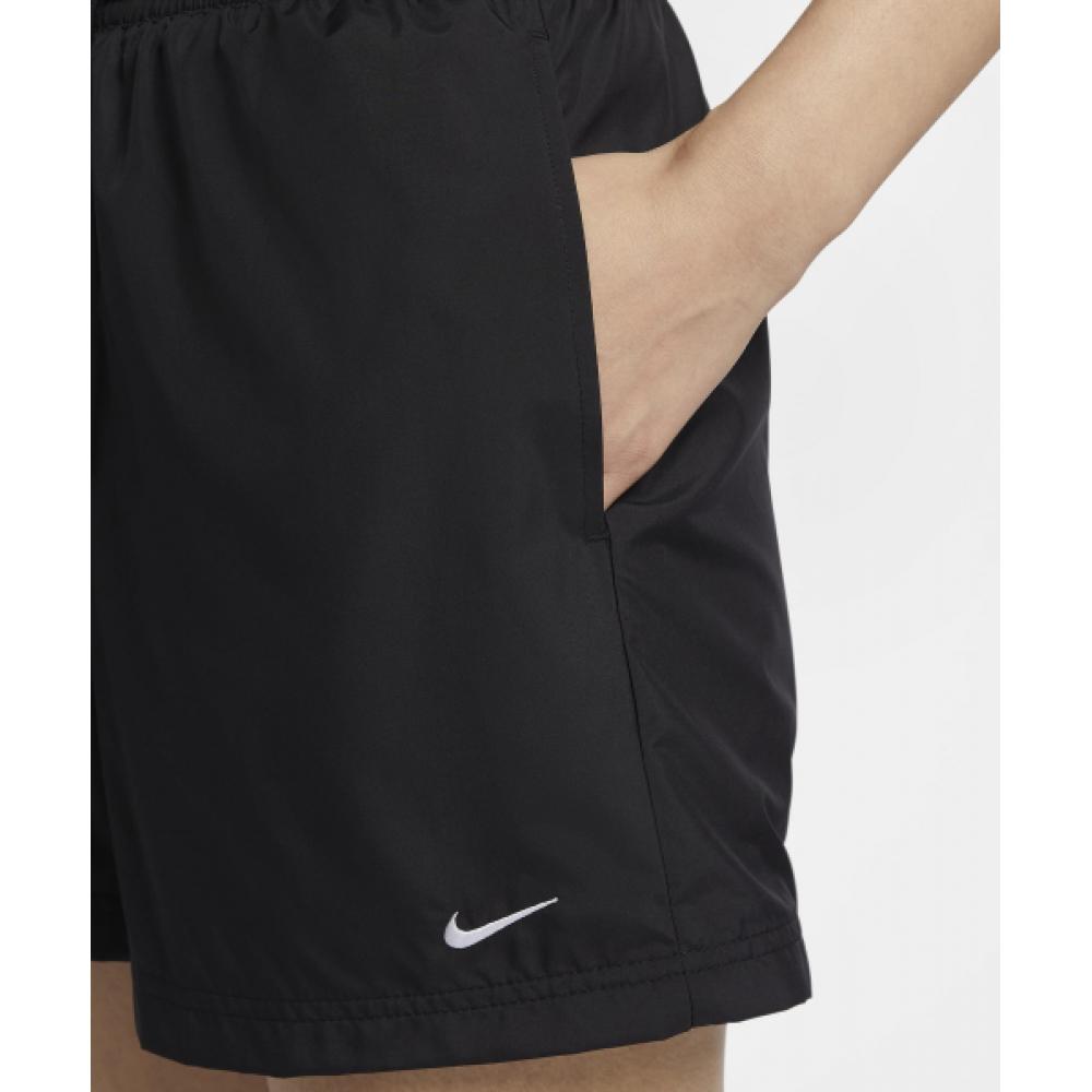 Nike SportsWear Classic Woven Mid Rise Shorts W   Black White  Fv7558 010