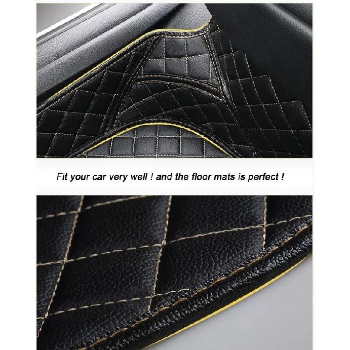 Best Car Floor Mats For Nissan Micra March Renault Pulse K13 2010 2011 2012 2013~2020 Non-slip Carpet For Car Waterproof Floor