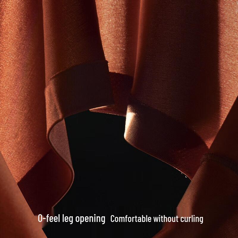 Men's Modal Ice Silk Seamless Boxer Briefs 3-Pack