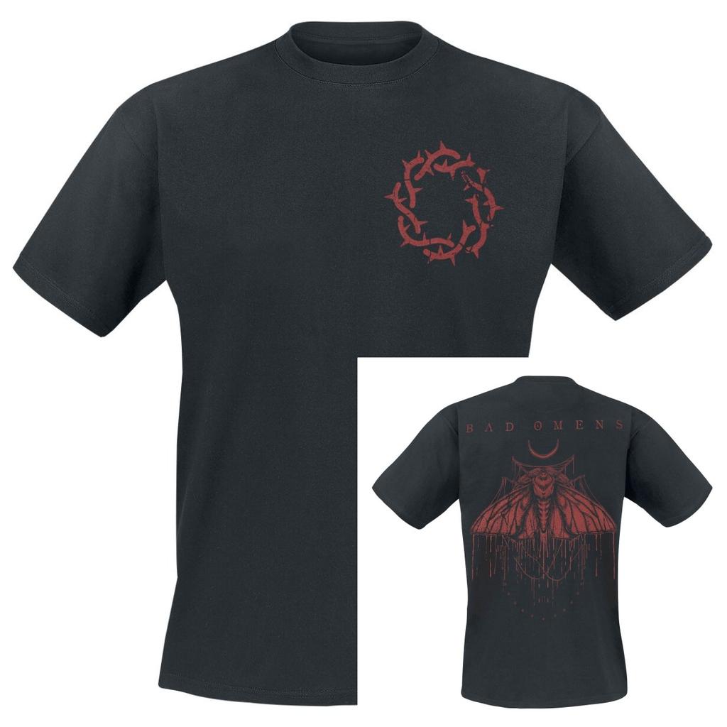 Y2k Bad Omens Cotton Band Shirt Unisex Summer Short Sleeve Fashion Brand Tee Luxury Casual Vintage