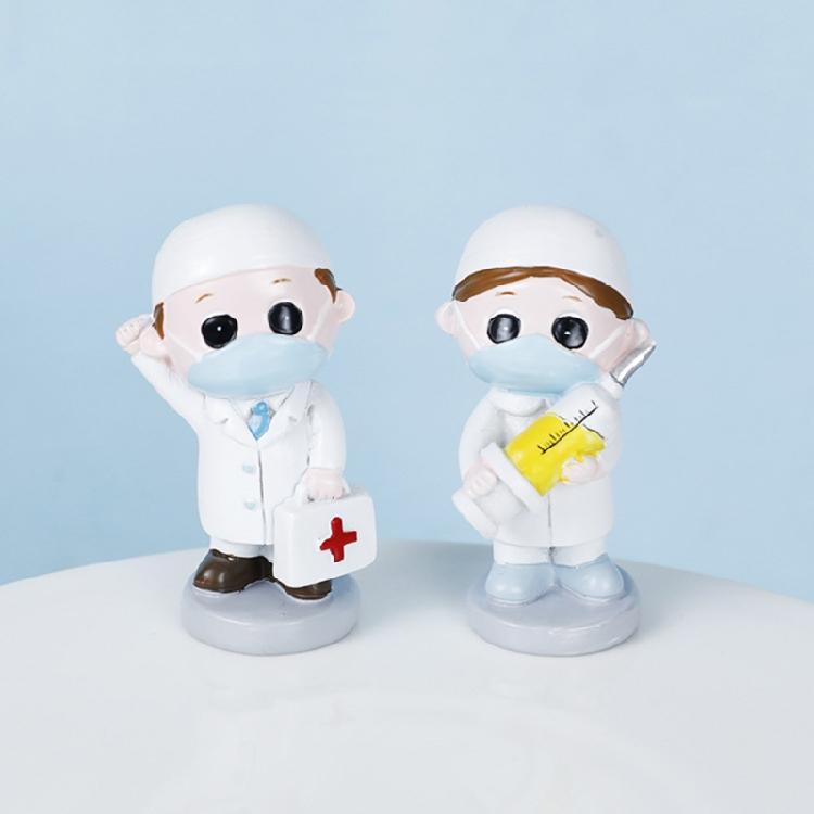 Cake Toppers Desktop Ornaments for Nurse School Students Graduation Gifts